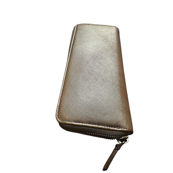 Prada Gold Saffiano Ziparound Zippy Long Wallet - Picture 9 of 16